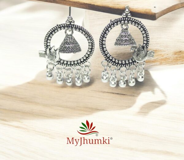 Oxidised Jhumka Earring For Women